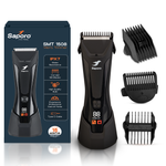 Cordless Multi Trimmer for Men with Digital Display with Charging Dock