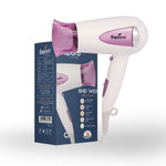 SHD 1403 Foldable Hair Dryer - 1400 Watts with 2 Heat & Speed Settings