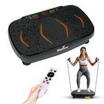 Saporo VibeX Vibration Plate Exercise Machine with Remote, Whole Body Workout Platform for Weight Loss & Calorie Burn, Muscle Toning, Fat Burn & Pain Relief, 5 Programs, 200 Speeds, Balance Straps