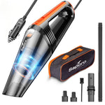 Eco Car Vacuum Cleaner, Portable & Lightweight - 120W/DC12V