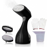 Saporo SteamMate Clothes Steamer Handheld, 1500W Garment Steamer for Clothes with 300ml Tank, 30s Fast Heat Up, Wrinkle Remover, Ceramic Coated Plate, 2 Fabric Brushes, Overheat Protection