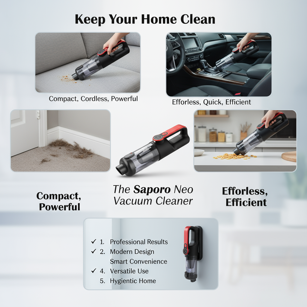 5 Reasons the Saporo Neo Vacuum Cleaner Belongs in Every Home