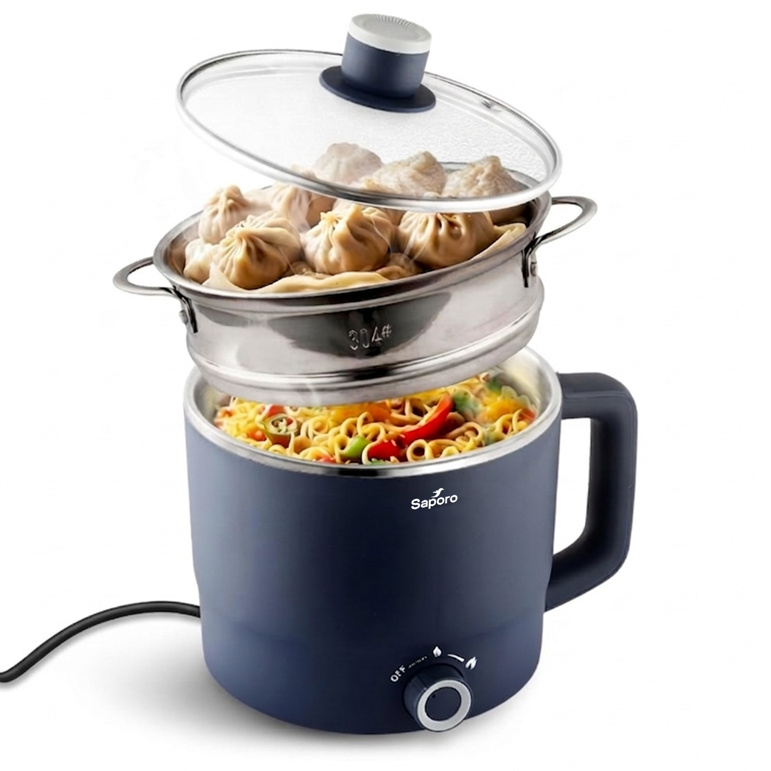 Flexicook Electric Multipurpose Kettle with Steamer