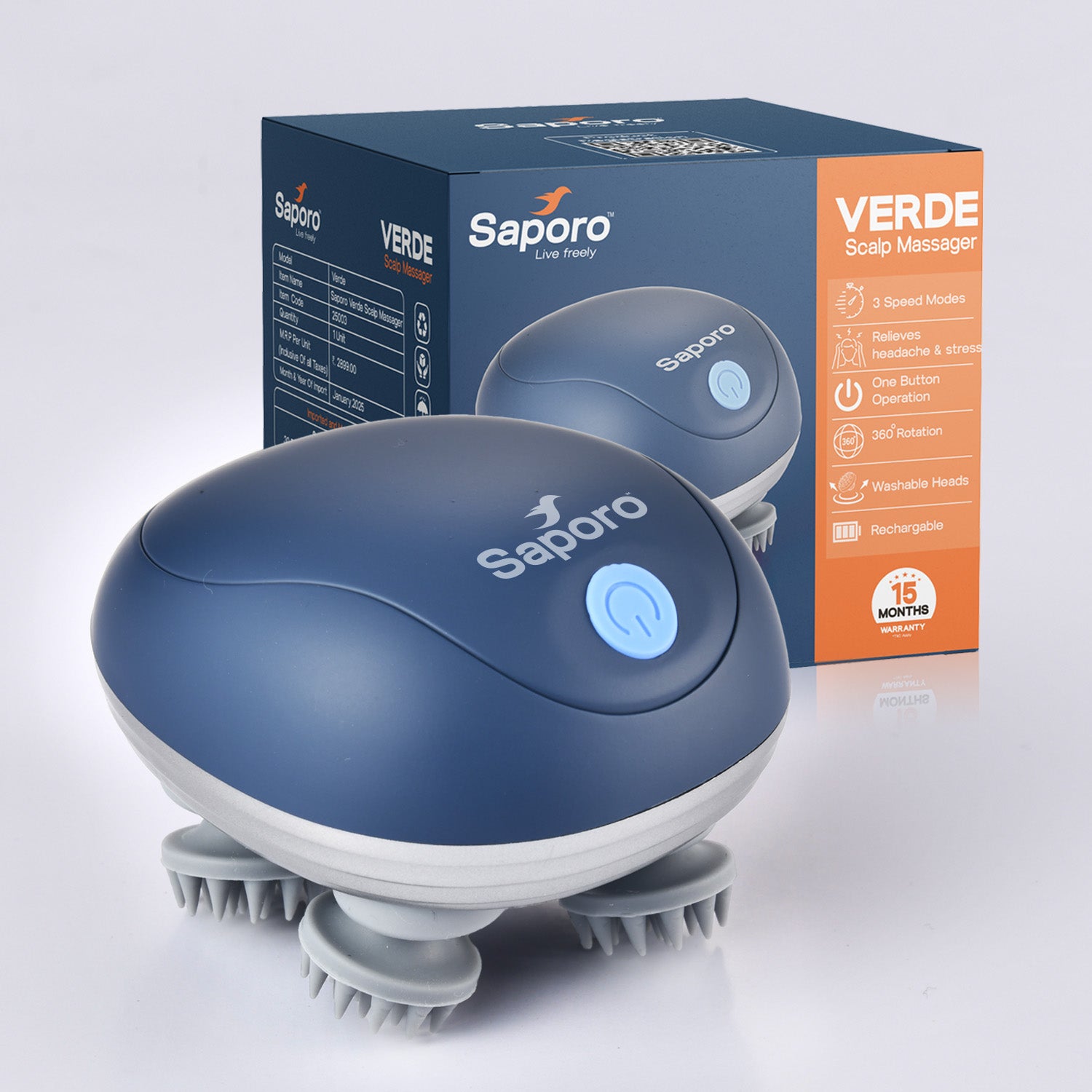 Verde Scalp Massager