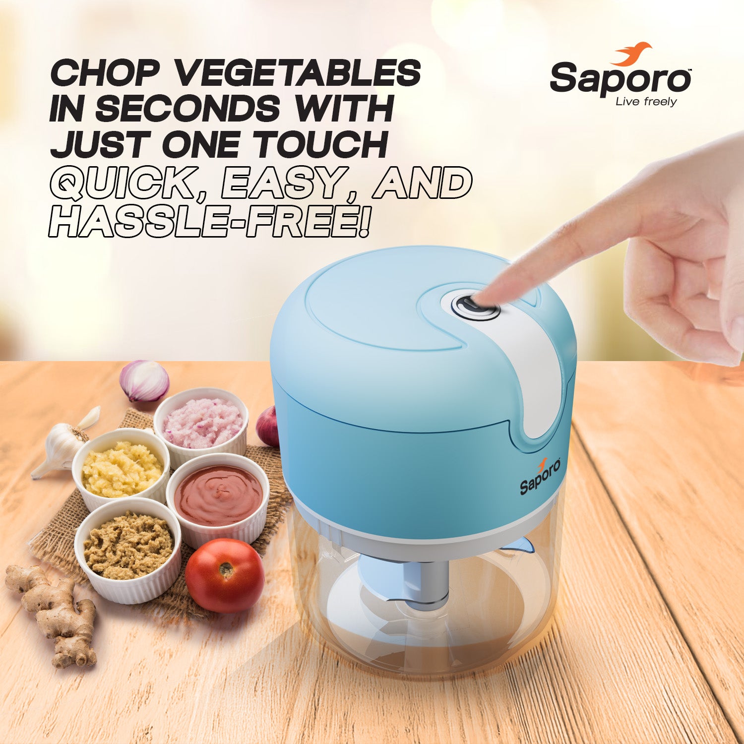 Strike Mini Rechargeable Vegetable Chopper