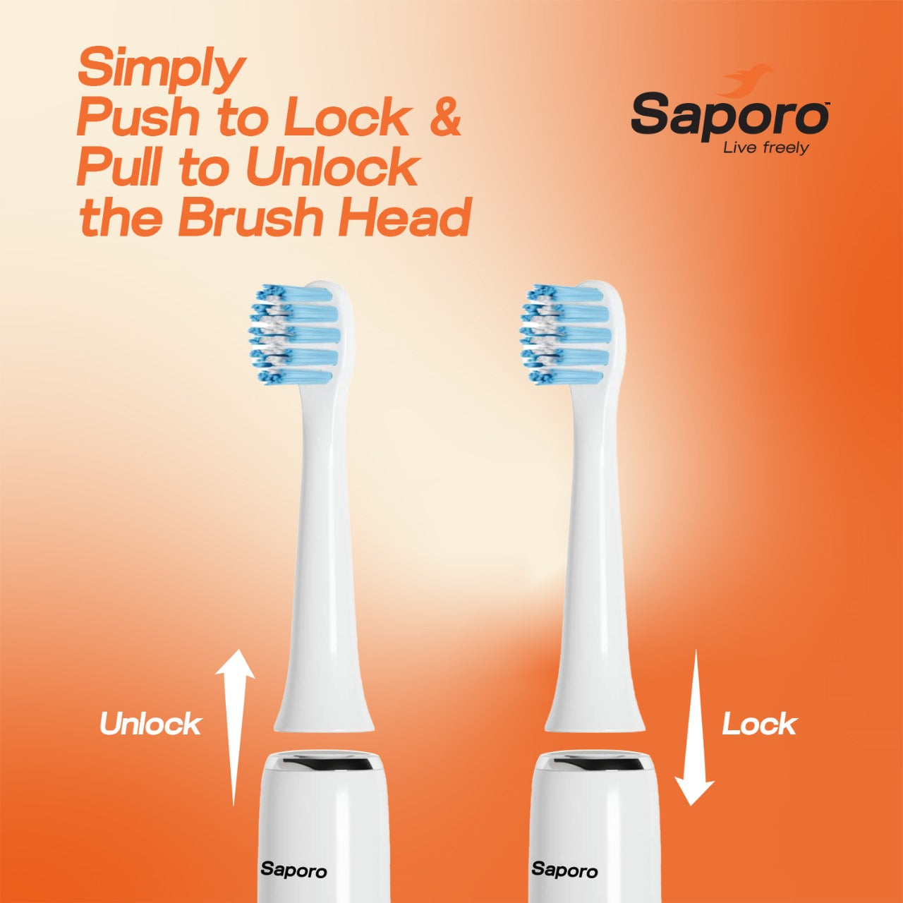 VistaLite Sonic Electric Toothbrush Replacement Brush Heads