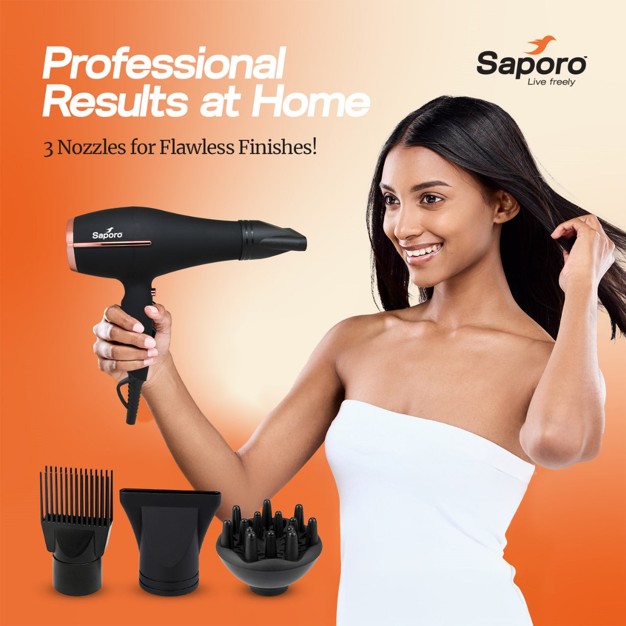 SHD 1601 Hair Dryer For Women & Men - 2000 Watts